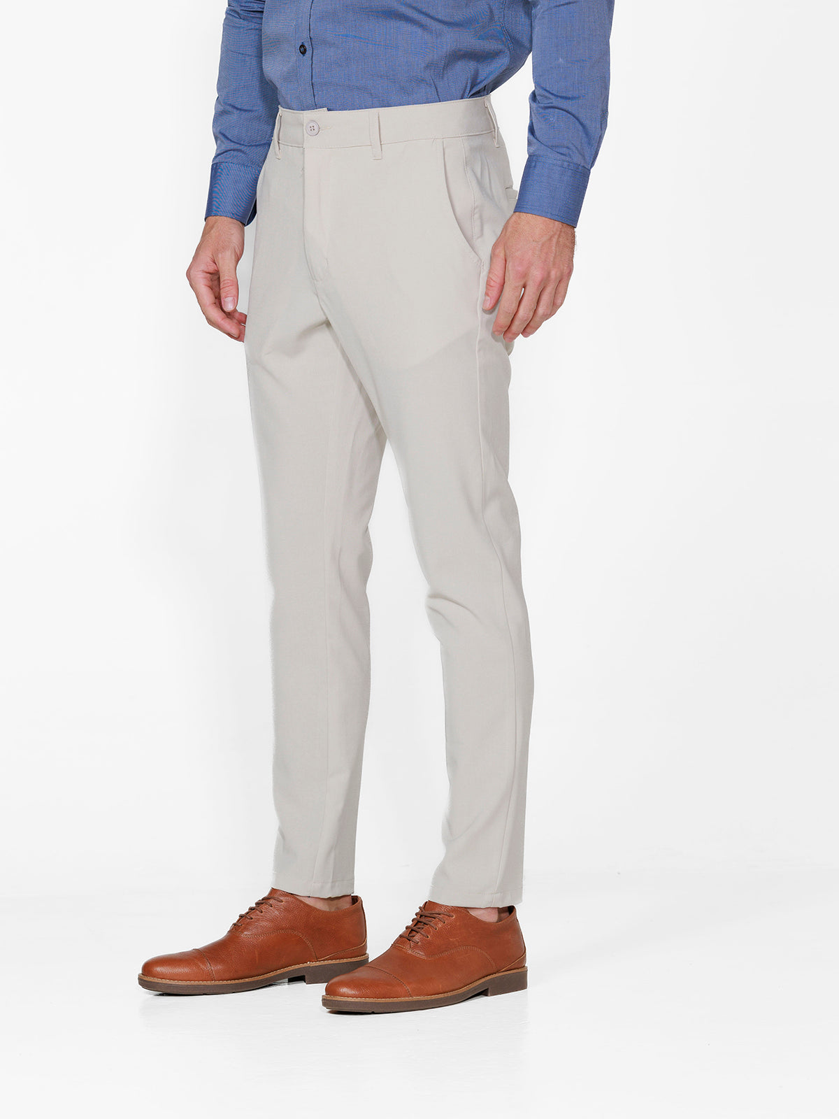 Calça Alfaiataria Melange Span