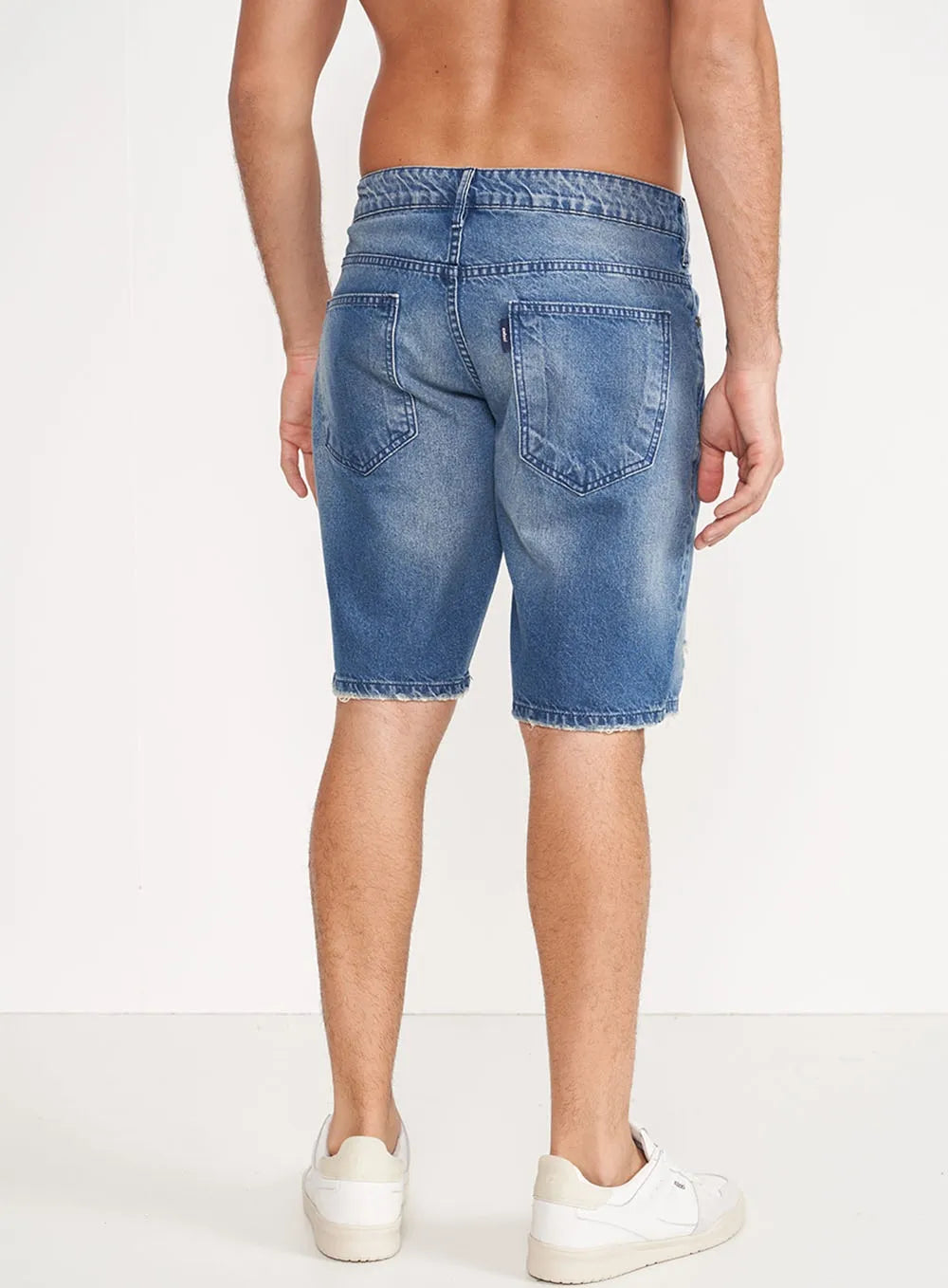 Bermuda Jeans Davi Com Puídos Colcci