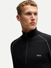 Carregar imagem no visualizador da galeria, Jaqueta Hugo Boss Regular Malha Mix&amp;Match Z Preta

