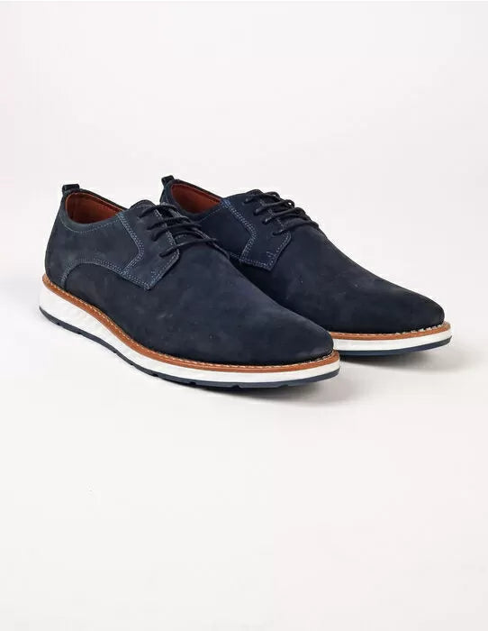 Sapato Casual Derby Nobuck