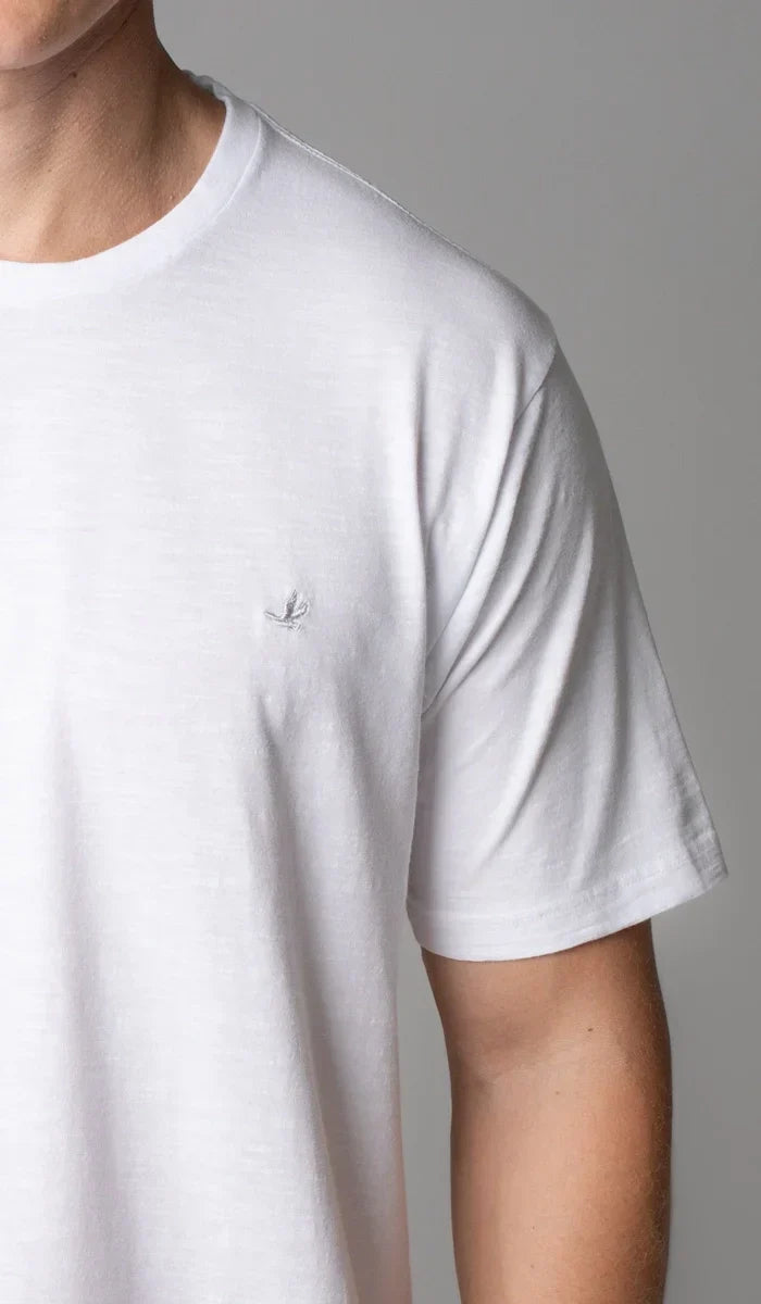 T-Shirt Manga Curta Gola Careca Flame Tinturada